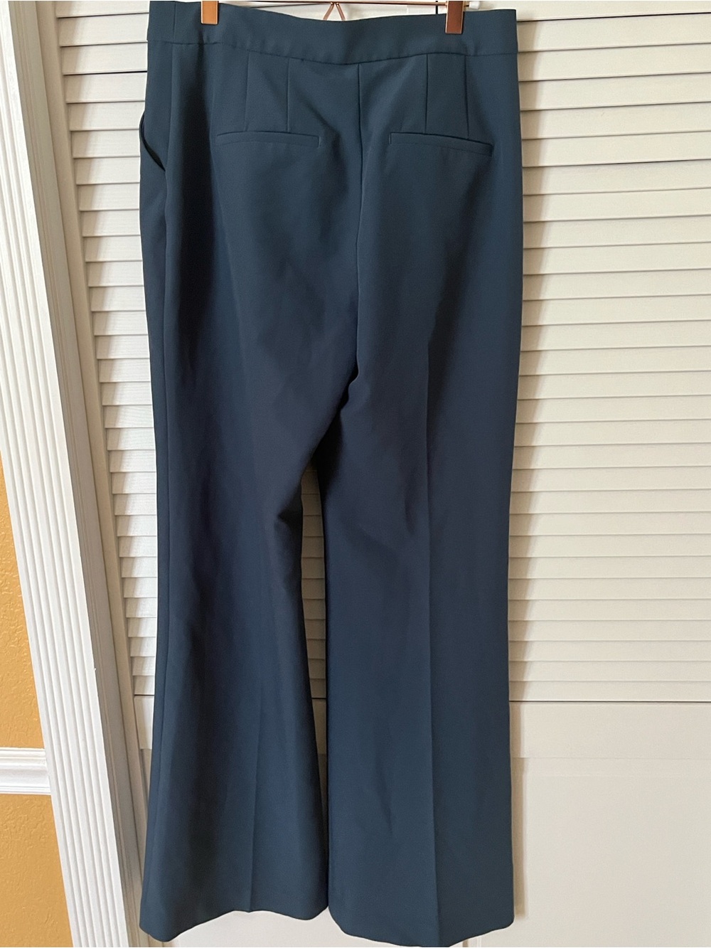 Express Editor Signature Stretch High Waisted Flare Trouser - Picture 6 of 10